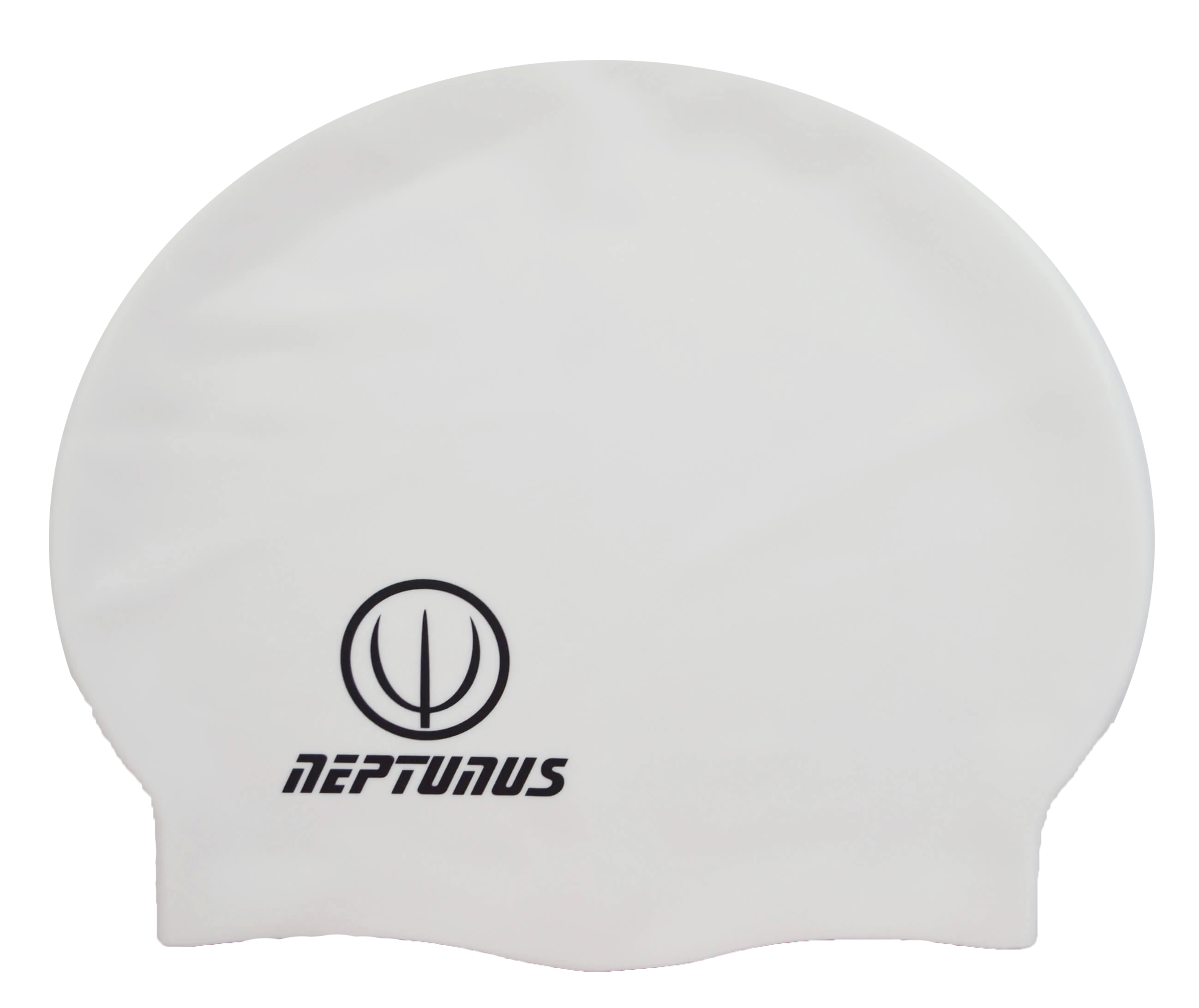 Cască de înot din silicon, albă - NEPTUNUS ATLAS