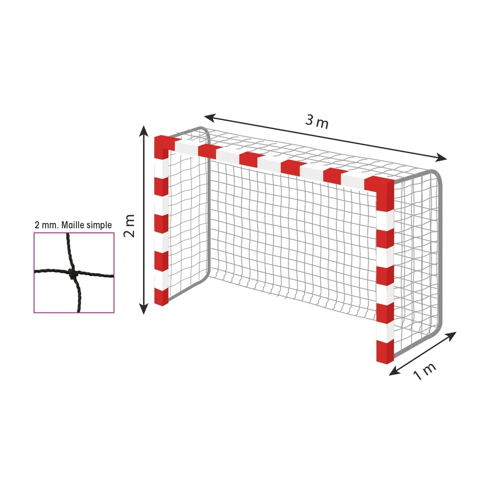 Poartă de handbal 3x2 m S-SPORT ECONOMY
