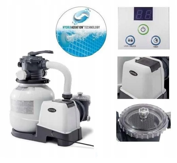 Hidroaerator cu filtru de nisip INTEX 26648 - Noua tehnologie de hidroaerare