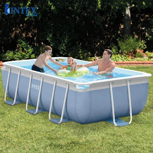 Set de piscină cu cadru metalic 300x175x80 CM INTEX PRISM FRAME 26784