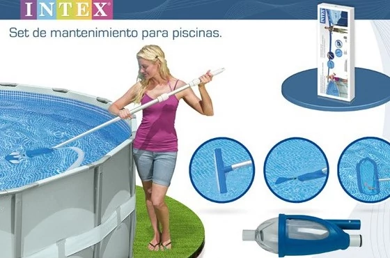 Set de curățare a piscinei 8 în 1 INTEX DELUXE 28003