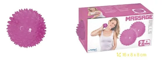 Minge de masaj 8 cm, set de 2 JOHN