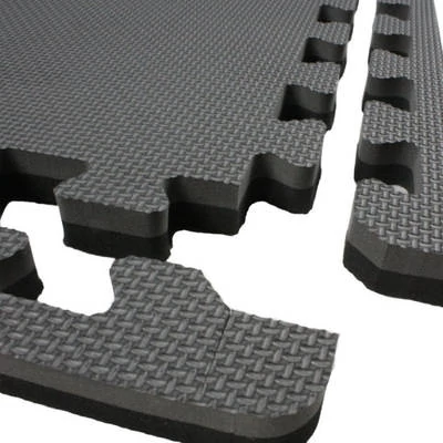 Margine 100x100x2cm puzzle pentru tatami LEE, gri-negru