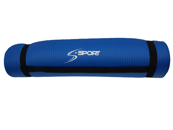 S-SPORT Covoraș de yoga / covoraș de fitness, gros, albastru