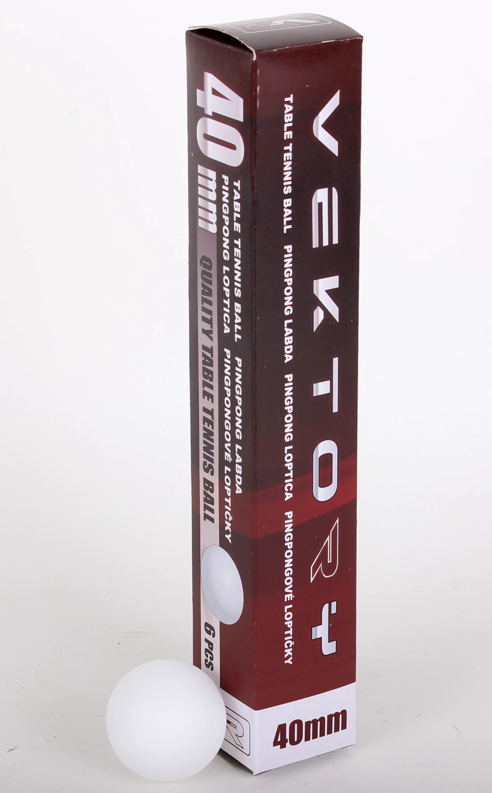Minge de ping-pong, set de 6 VEKTORY SPORT