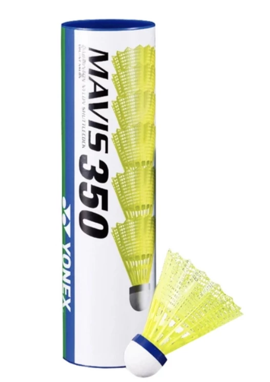 Fluturași de badminton, set de 6 bucăți YONEX MAVIS 350