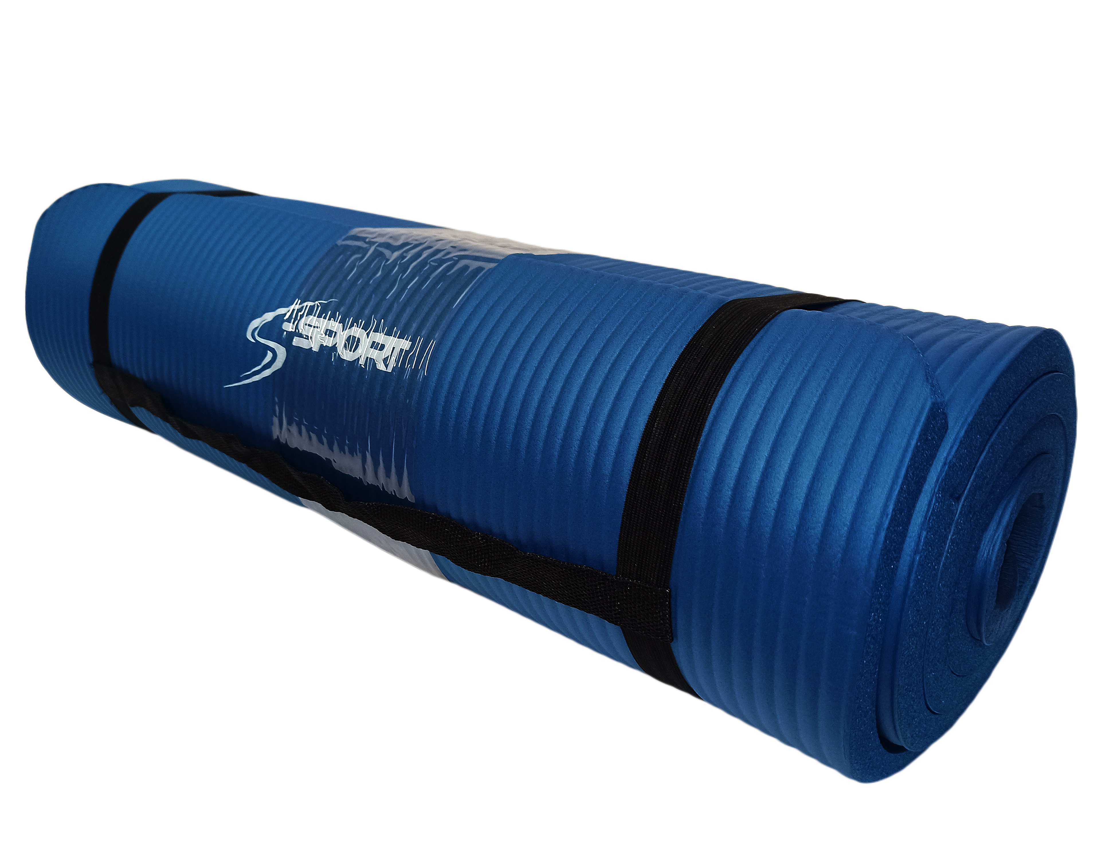 S-SPORT Covoraș de yoga / covoraș de fitness, foarte gros, albastru