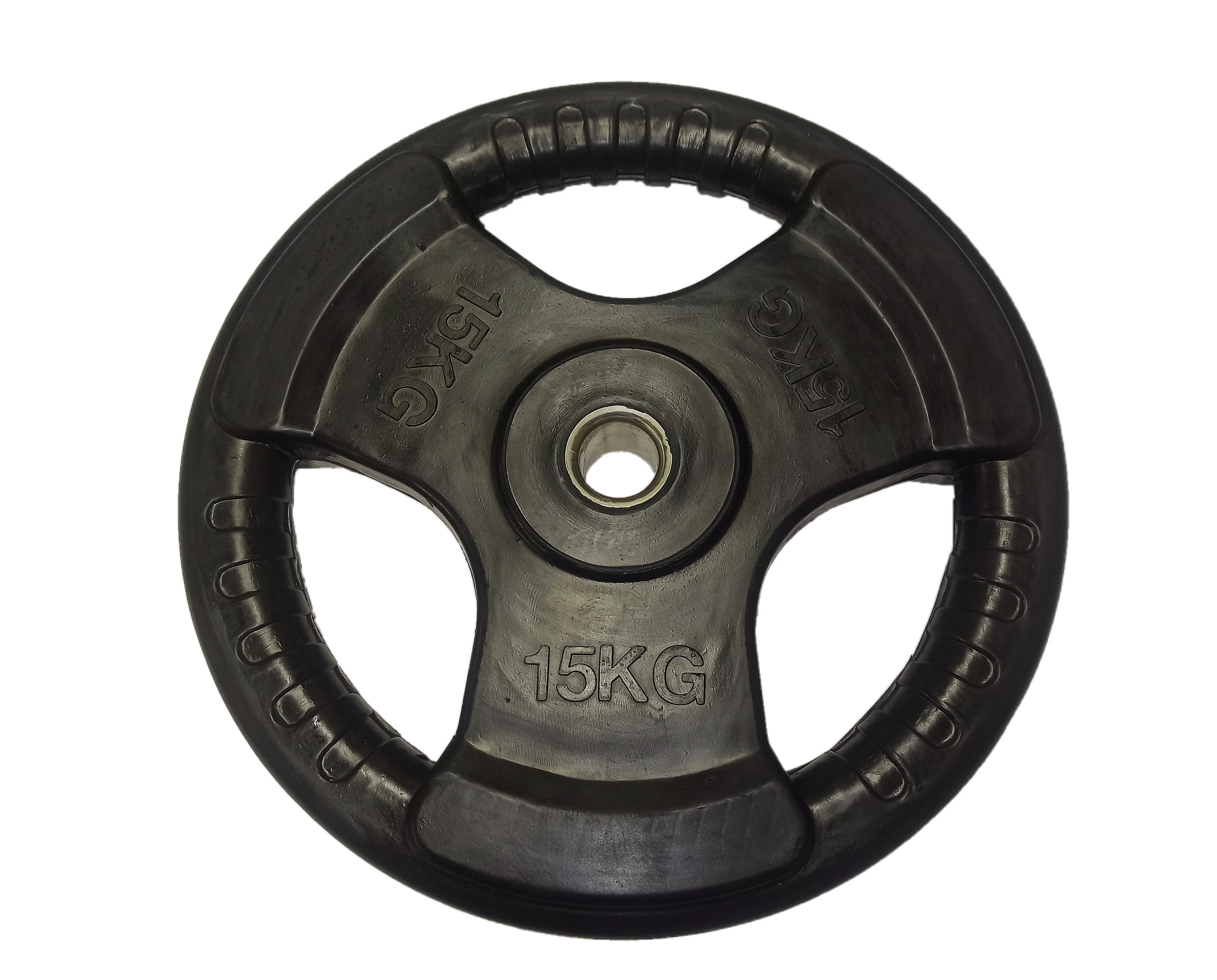 Disc de greutate, 31 mm, cauciucat, 15 kg S-SPORT