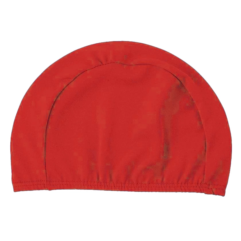 Cască de înot din material textil pentru adulți, roșie S-SPORT