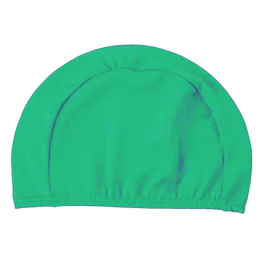 Cască de înot din material textil pentru adulți, verde S-SPORT
