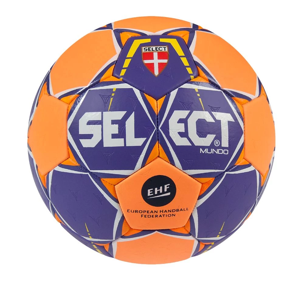 Handbal portocaliu-galben-violet SELECT MUNDO-3 dimensiuni