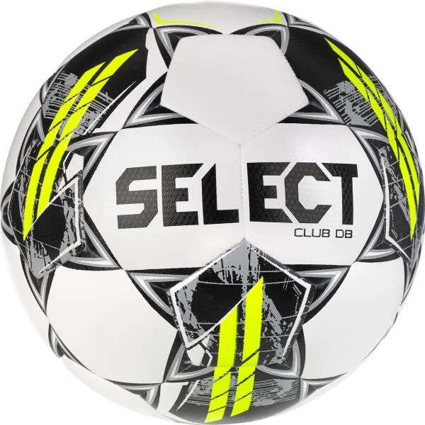 Minge de fotbal, mărimea 5 SELECT CLUB V23 ALB/GRI
