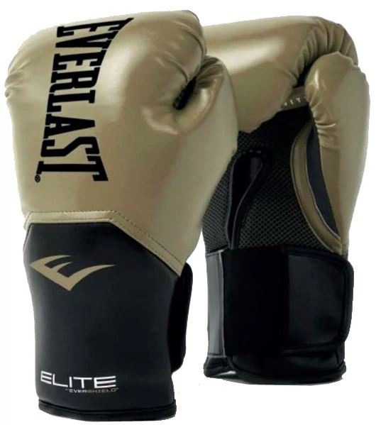 Everlast Mănuși de gleznă 12 oz, aur - Mănuși de antrenament Elite