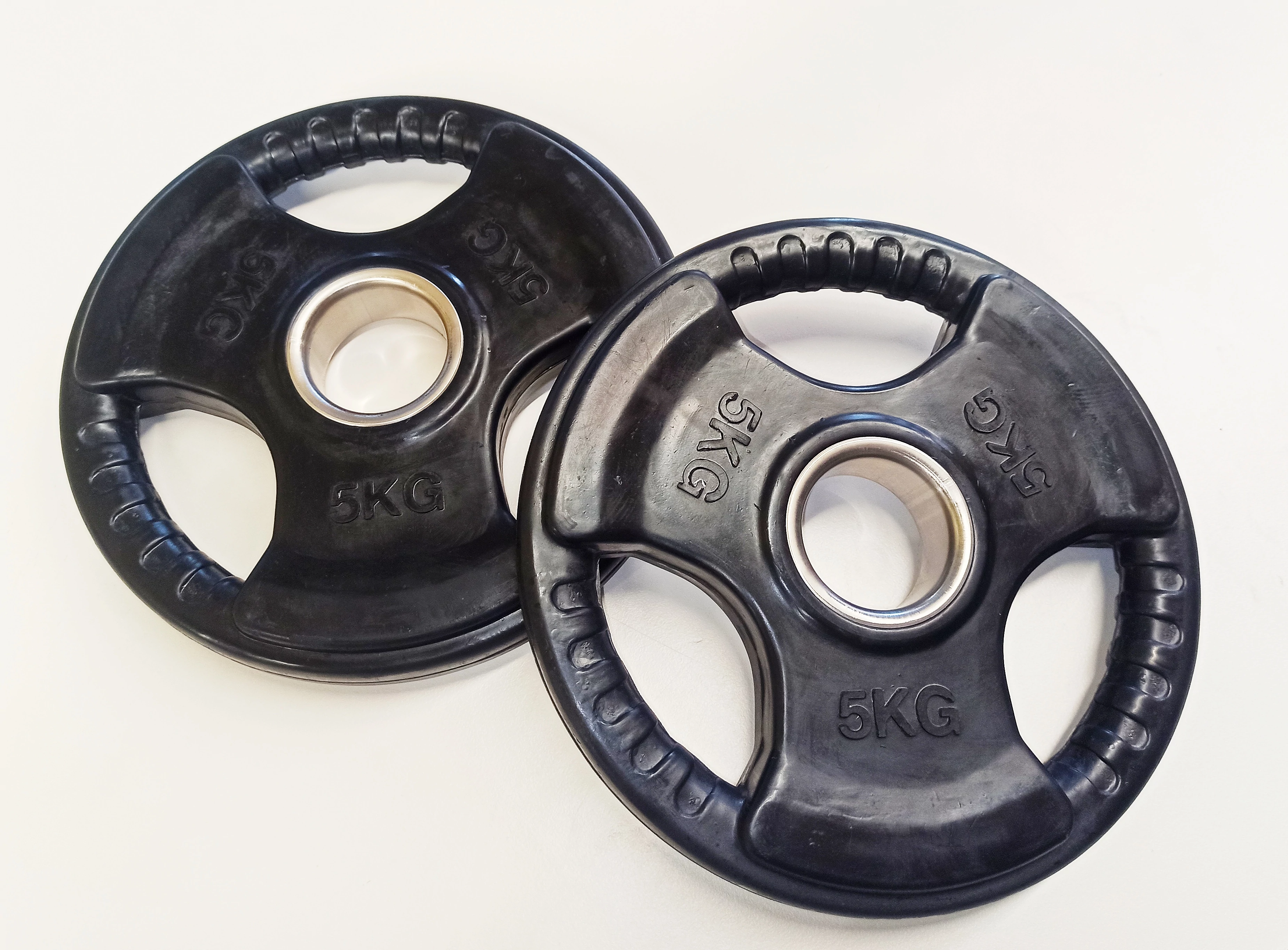 Disc de greutate cauciucat, 51 mm - 2x5 kg S-SPORT