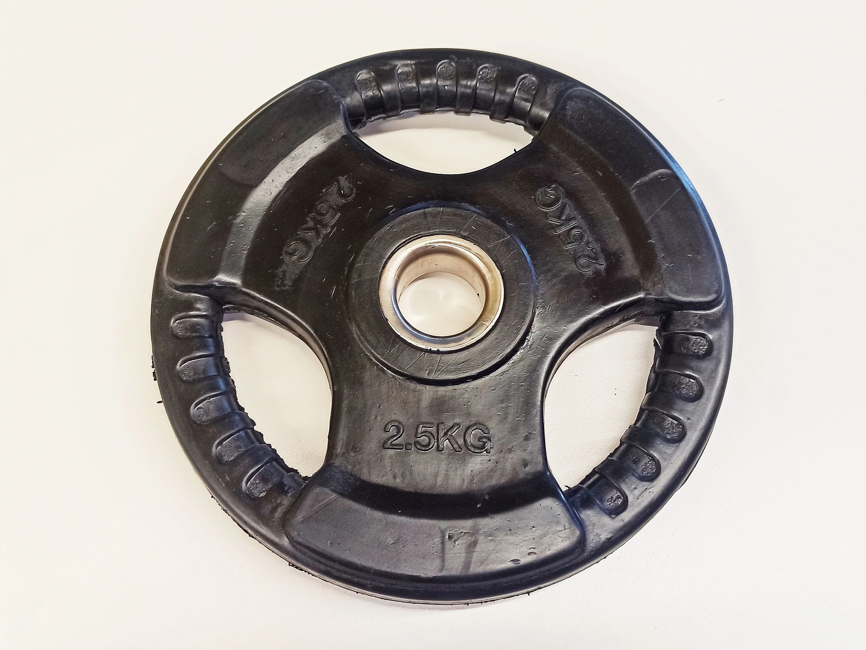 Disc de greutate, 31 mm, cauciucat, 2,5 kg S-SPORT