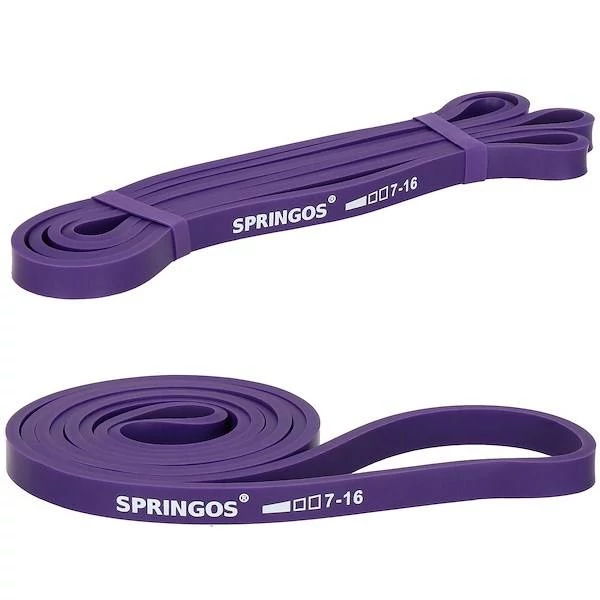 Bandă Power (Agility) (buclă de fitness / bandă de rezistență), 13 mm - SPRINGOS