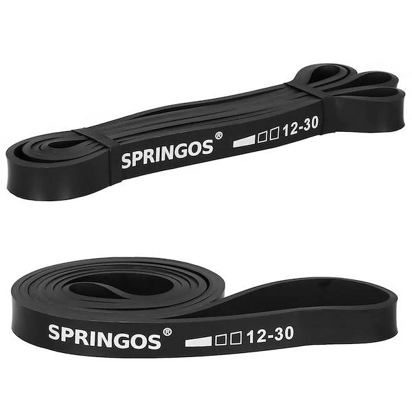 Bandă Power (Agility) (buclă de fitness / bandă de rezistență), 21 mm - SPRINGOS