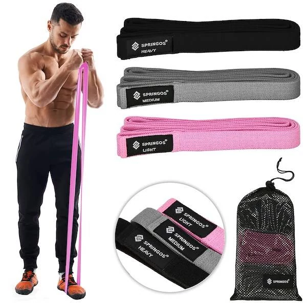 Set de benzi elastice de fitness Springos - FA0138