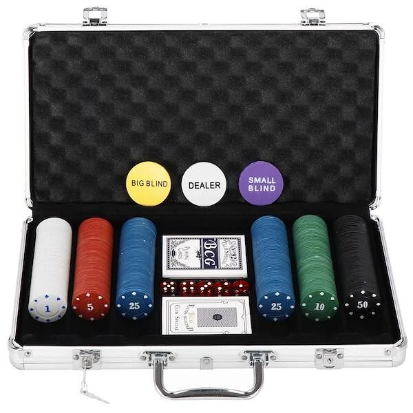 Set de poker în valiză de metal SPRINGOS