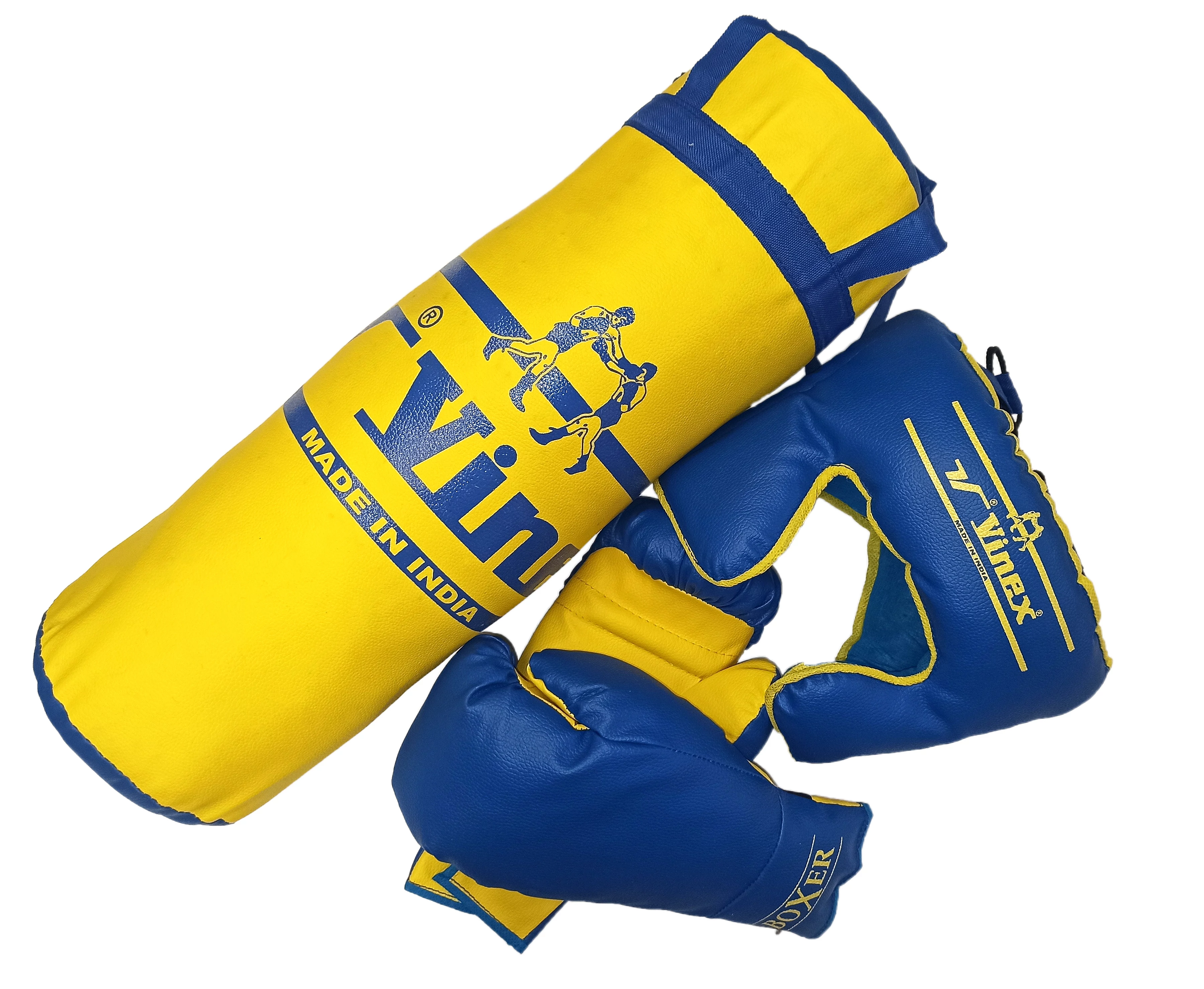 Set de box pentru copii cu cască de protecție VINEX JUNIOR