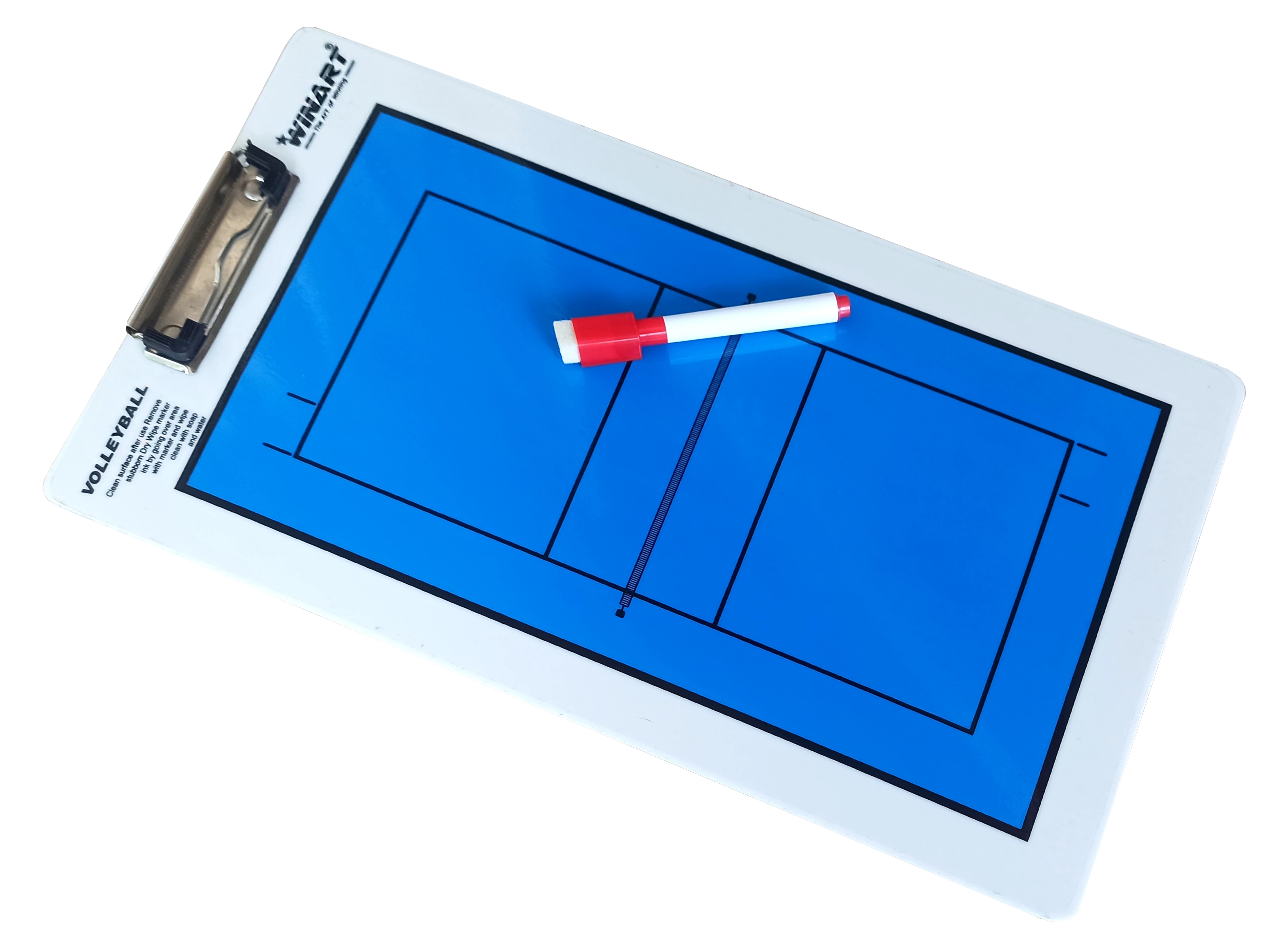 Tablă tactică cu două fețe pentru volei, 40x24 cm WINART