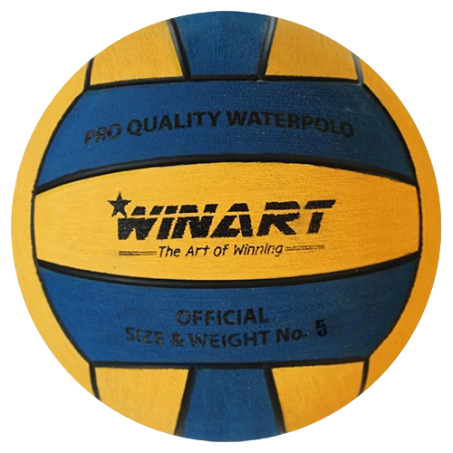 Polo pe apă, adult, mărimea 5, albastru-galben WINART