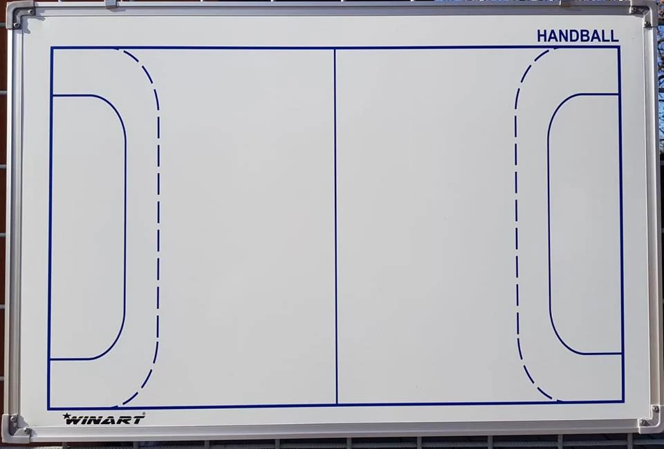 Tablă tactică pentru handbal, 90×60 cm WINART