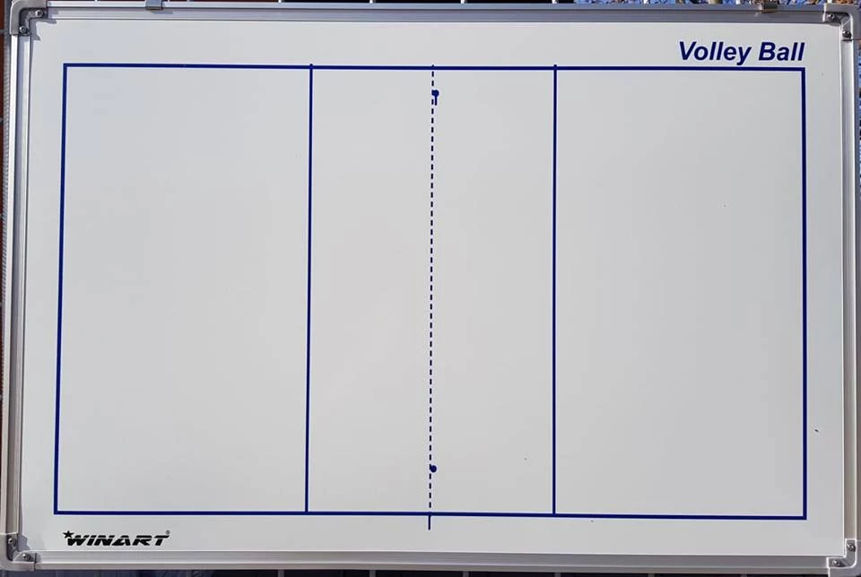 Tablă tactică pentru volei, 90×60 cm WINART