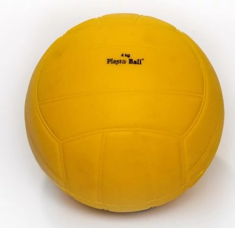 Minge de aruncat cu greutate, gimnastică - 4 kg PLASTO