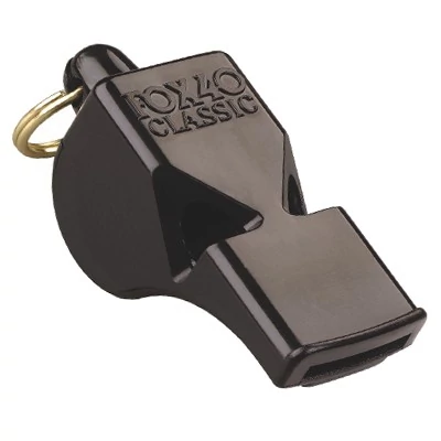 FOX 40 CLASSIC fluier + coardă Negru