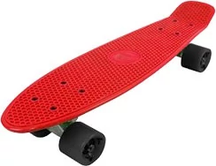 Skateboard SPARTAN PLASTIC BOARD roșu