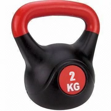 Halteră pentru urechi - Kettlebell, plastic, 2 kg SPARTAN