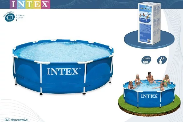 Corpul piscinei Intex cu cadru metalic, 366x76 cm - 28210
