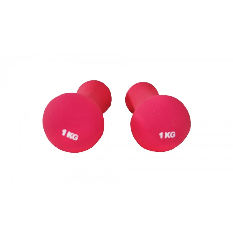Halteră de mână 2x1 kg, neopren S-SPORT 1687