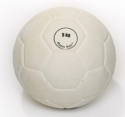 Minge de aruncat greutăți, gimnastică - 5 kg PLASTO