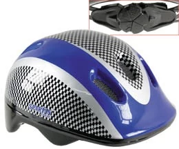 Cască de protecție mărimea S SPARTAN EASY BIKER BLUE