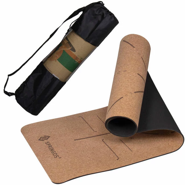 Springos covorul de yoga din plută organică pentru exerciții fizice