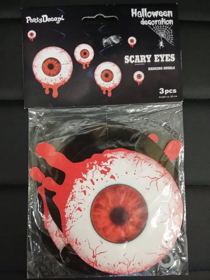 Decorațiune de Halloween cu ochi